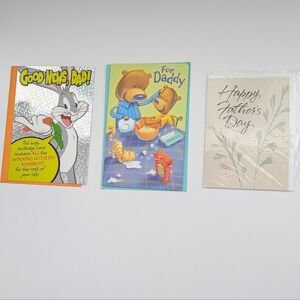 Greeting Cards (with envelopes) For Dad, Daddy, Father, Birthday, Fathers Day